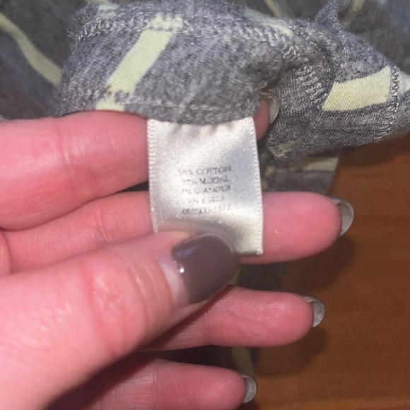 Christopher and Banks women’s 3/4 sleeve top striped top Size Large Petite - Picture 5 of 8